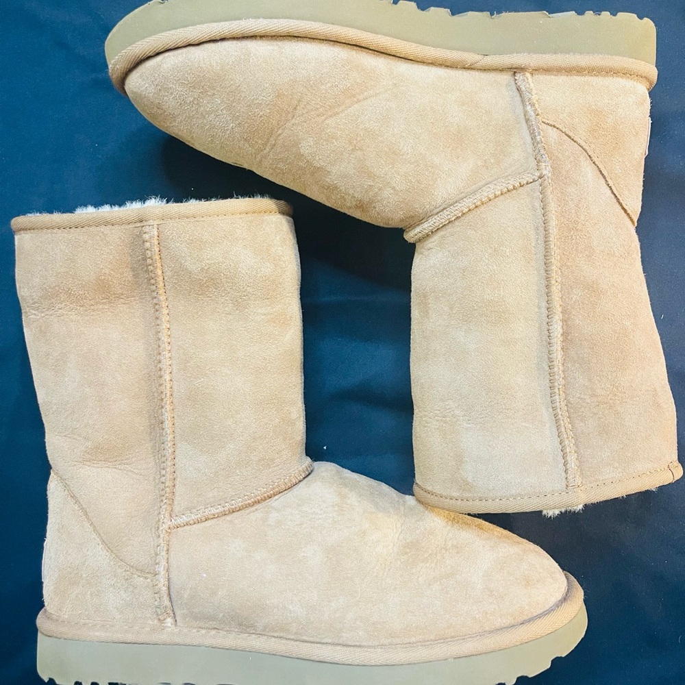 UGG Classic Tan Suede Winter Boots